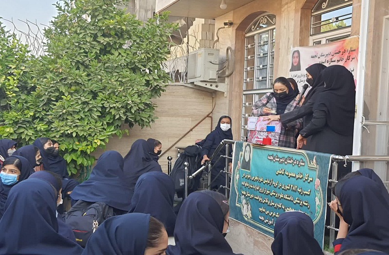 برگزاری جشن (همه حاضر )در دبیرستان نجمهو حضور گرم و استقبال گسترده دانش آموزان این مرکز در این پویش همگانی